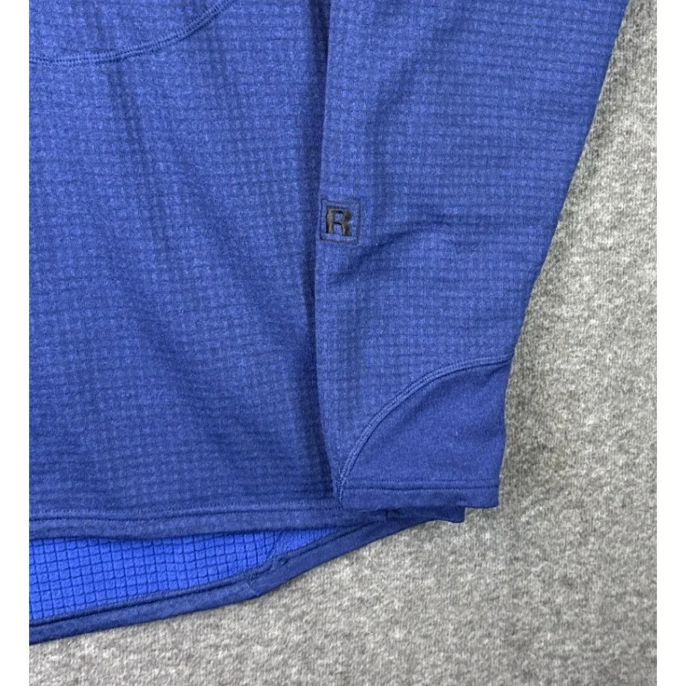 Patagonia R1 Regulator Pullover Mens L Blue Polartec Grid Half Zip‎ Outdoors USA